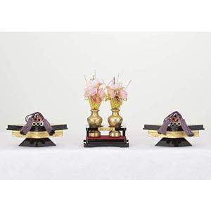 部品 雛人形 道具 3段用 木製 六品揃道具 唐草桜文様 鉾型 雛道具