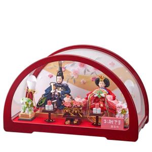 新品 雛人形ケース飾り 間口57cm 親王ケース飾り YN2237HC ひな人形
