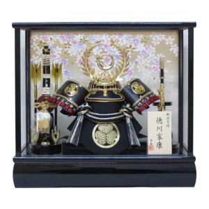 kooltkay【展示品限り】五月人形　兜　鍬形　ケース飾り　K10 五月人形 久月 兜飾り 兜ケース飾り 上杉謙信 兜飾 家紋入れ可