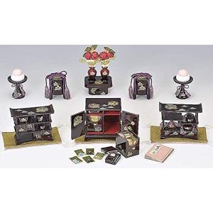 アウトレット品 雛道具お道具セット 九品 45号 お雛道具揃 前盛上 掛膳