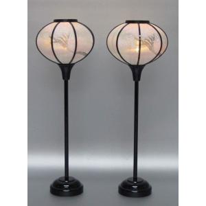 選べる4種コードレス ぼんぼり 京かすみ 雪洞(LED) 24から31cm 電池