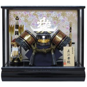 五月人形ケース 兜飾り10号中鍬角兜ケース飾りYN51620GKC （緑