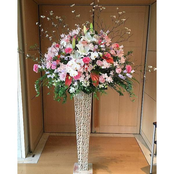 スタンド花 プレミアム お祝い近隣 配達 埼玉県 北本市 桶川市 上尾市 鴻巣市