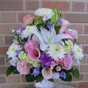 命日 枕花 お供え 花 お悔やみ 花籠 喪中 ...の詳細画像1