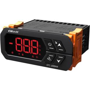 Elitech デジタル温度調節器 コントロール デジタルサーモスタット 温度コントローラー 110...