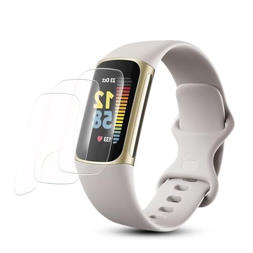 Charge5 / Fitbit Charge6 用 保護フィルム 3枚セット TPU製液晶フィルム...