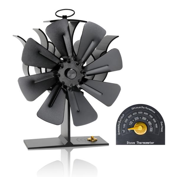 ストーブファン 石油ストーブファン 薪ストーブファン エコストーブファン 暖炉ファン 空気循環 省エ...