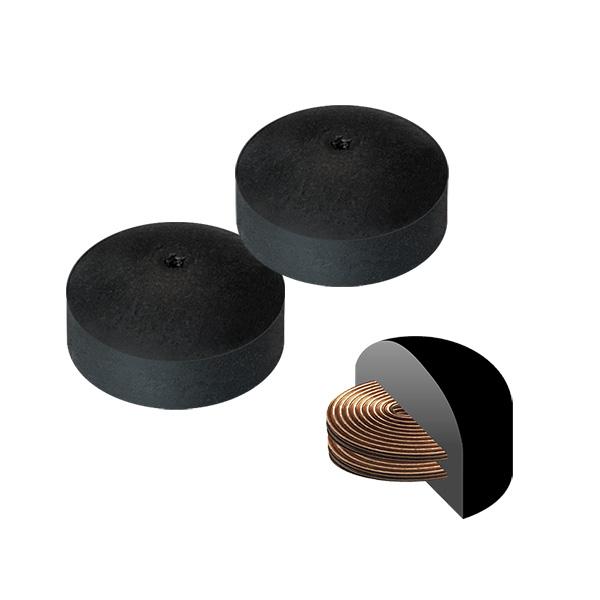 二層コイル　ブラックアイW（ダブル） 2個入