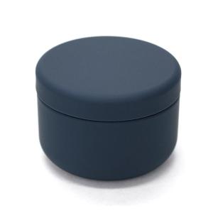 茶筒 茶缶 おしゃれ モダン プチ缶 ネイビー 内容量 約20g