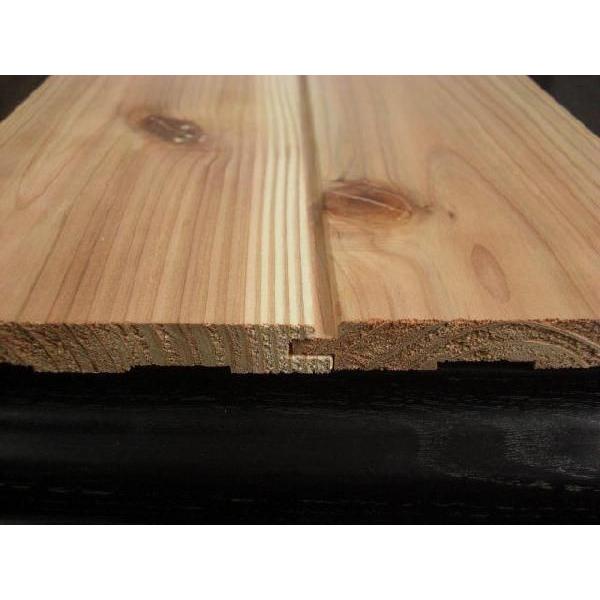 杉 羽目板 本実 目透かし 樹脂パテ補修 一等 B品：1970ｍｍ×12ｍｍ厚×135ｍｍ幅 12枚...