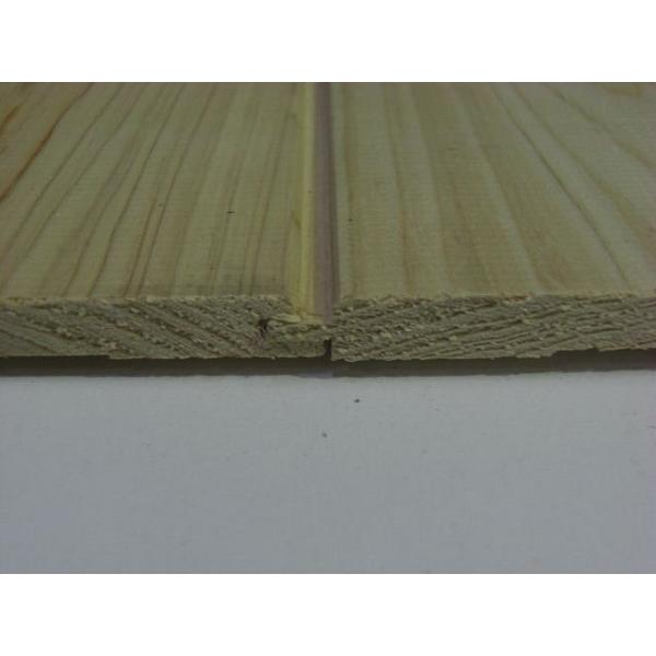 杉 羽目板 本実 目透かし 無節 B品：1970ｍｍ×10ｍｍ厚×135ｍ幅 24枚（2坪入り）