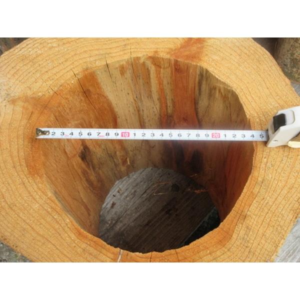 メタセコイア 日本蜜蜂種蜂用 丸胴式 丸穴巣箱 巣落ち防止胴縁付き☆灰汁抜き済み