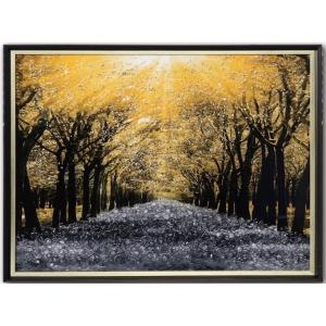 3333-WY-117ビックツリー / 105×55cm レジン 額付き 大きい木 絵画