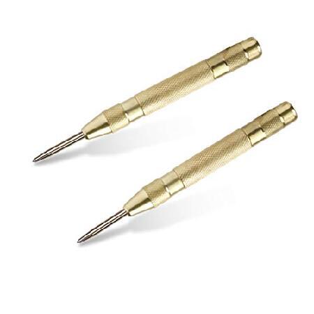 2 Pack Automatic Center Punch, Pamiso 5.1 Inch Spr...