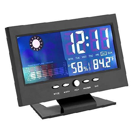 TMISHION Digital Weather Forecast Clock with Large...