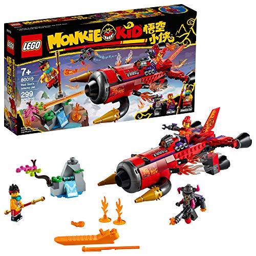 LEGO Monkie Kid Red Son’s Inferno Jet 80019 Buildi...
