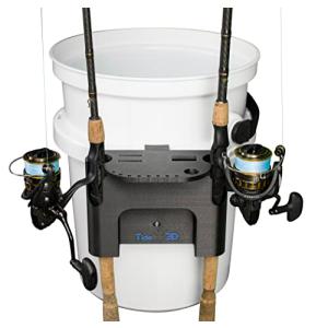 Tideline3D Fishing Rod Holder Compatible with YETI LoadOut Bucket (Black)｜yunyu-worldtrade