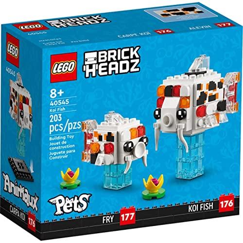 LEGO 40545 Brick Headz Koi Fish Building Set 203 P...