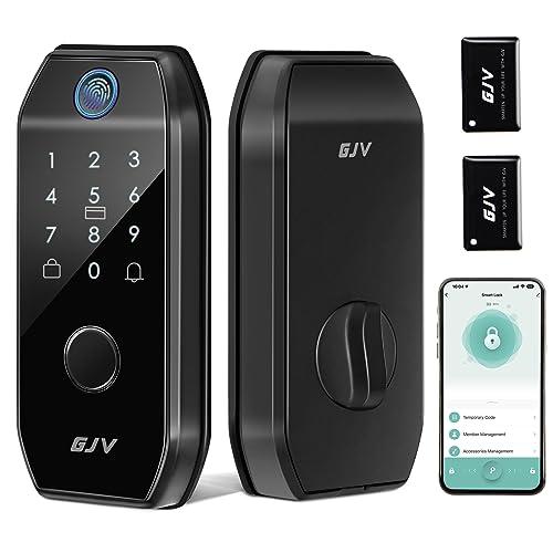 Smart Lock, GJV Fingerprint Door Look, 6-in-1 Keyl...