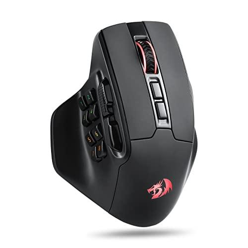 Redragon M811 PRO Wireless MMO Gaming Mouse, 15 Pr...