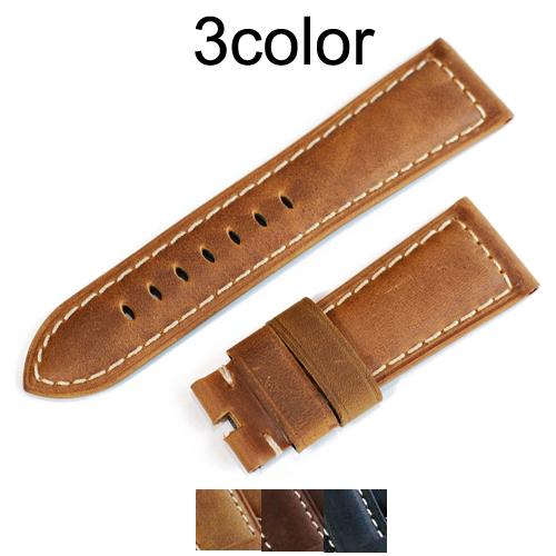 パネライ PANERAI 用 ベルト 47mm 非 純正 水牛 革 26mm ルミノール フィッシュ...