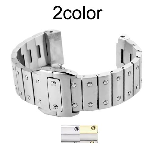 【カルティエ(Cartier)向け】輸入王オリジナル ベルト サントス100 MM / LM 用 メ...