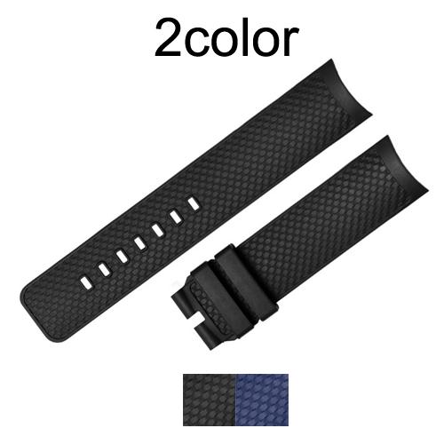 「IWC 向け」輸入王オリジナル アクアタイマー 用 ラバーベルト ワンタッチ メンズ 時計 交換 ...