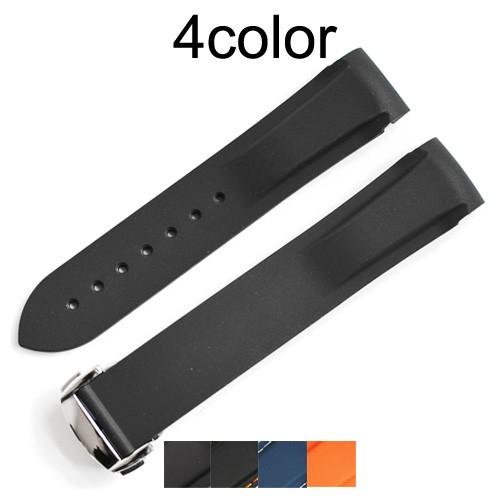 【オメガ (OMEGA)向け】輸入王オリジナル ラバーベルト シーマスター 用 Dバックル 付 メン...