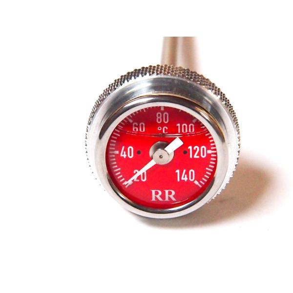 RR社 油温計/オイルテンプメーター SR400 SR500 XT500 赤/034 レッド