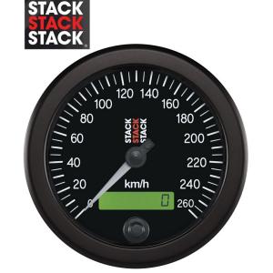 STACK(スタック) スピードメーター ST3802 φ85 黒