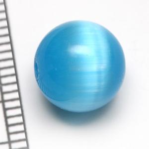 【キャッツアイ】ライトアクアブルー　12mm