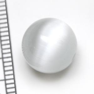 【キャッツアイ】　ホワイト　12mm