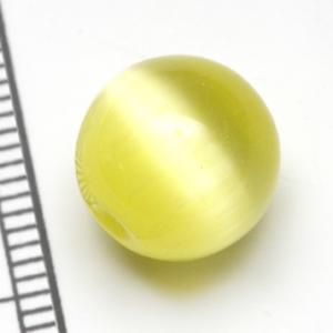【キャッツアイ】イエロー　12mm