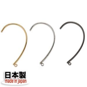 イヤーカフ イヤーフックパーツ 1カン付 お得10個  3カラー