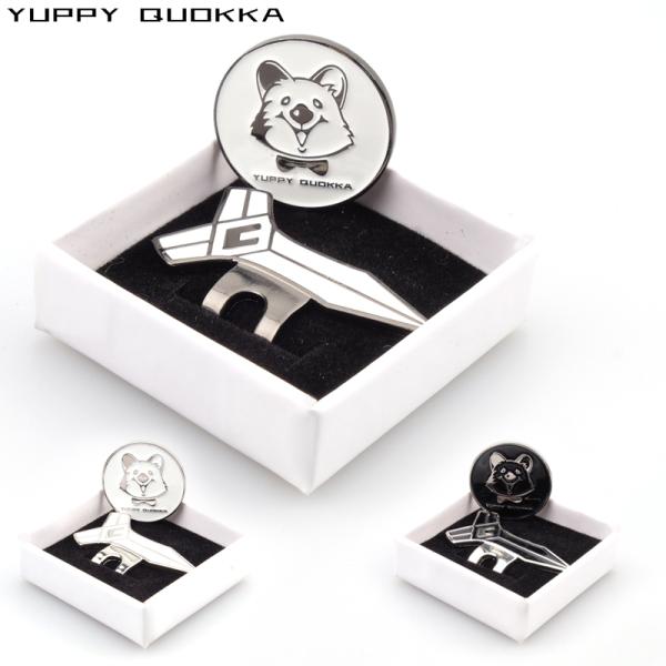 YUPPY QUOKKA 公式 オリジナル 選べる3色 クリップマーカー クオッカ デザイン ゴルフ...