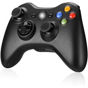 Xbox360ワイヤレスコントローラー 2.4G高性能無線ゲームパット 調整可能振動機能 Microsoft Xbox360 slim 本体およびPC