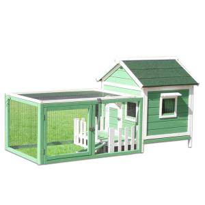木製鶏小屋 大型鶏舎 家禽ケージ 屋外 ウサギケージ バニーケージ ウサギ 犬 猫 リス ハムスター 複数のドア付き 取り外し可能なトレイ お手入れが簡単組み立て