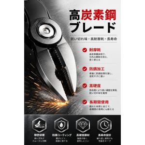 5in1交換式電工プライヤー・ペンチセット ワ...の詳細画像4