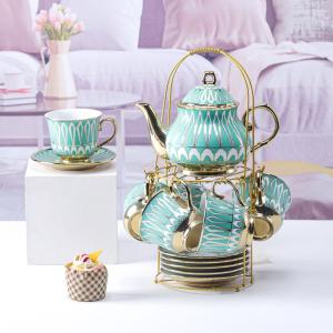 ティーセット 茶器 ティーポット お茶セット おしゃれ 磁器ティーポット アフタヌーン コーヒーポット コーヒーカップ 急須 湯呑み ソーサーセット セラミック