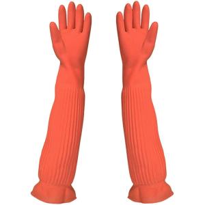 ゴム厚手手袋 スーパーロング(1双) キッチングローブ