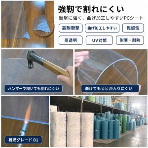 ポリカーボネート板 透明 1.5mm厚 PC板...の詳細画像4
