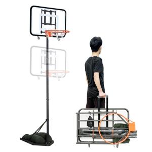 バスケットゴール 屋外 バスケゴール 室内 ポータブル キャスター付き