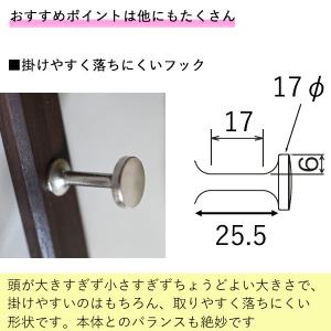 壁掛け フック 賃貸 おしゃれ 石膏ボード ピ...の詳細画像5