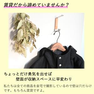 壁掛け フック 賃貸 おしゃれ 石膏ボード ピ...の詳細画像2