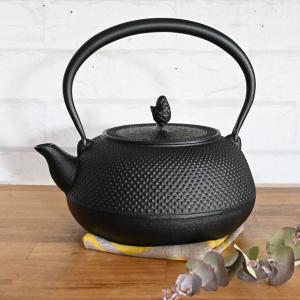 茶道具 鉄瓶 柿地紋 大国藤兵衛作 かき 茶道 : 茶道具いまや静香