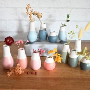 一輪挿し 花瓶 ミニサイズ 4個セット Mini pastel vases Setof4 rader