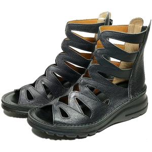 サマーブーツ 厚底 レディース ロング 旅行 本革 外反母趾