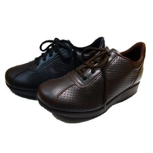 カジュアルシューズ レディース 4e 本革 旅行 黒 通勤 仕事 50代 歩きやすい 日本製 yur...