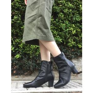 ブーツ レディース 歩きやすい 疲れない 黒 本革 仕事 通勤 旅行 母の日 冬 痛くない | 外反母趾に優しい靴