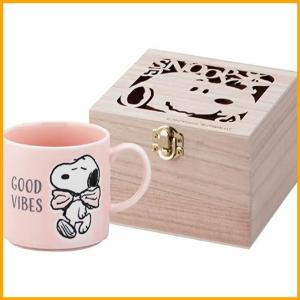 山加商店  カラフルピーナッツ マグカップ 木箱入 GOOD VIBES 日本製 SN454-11H 350ml